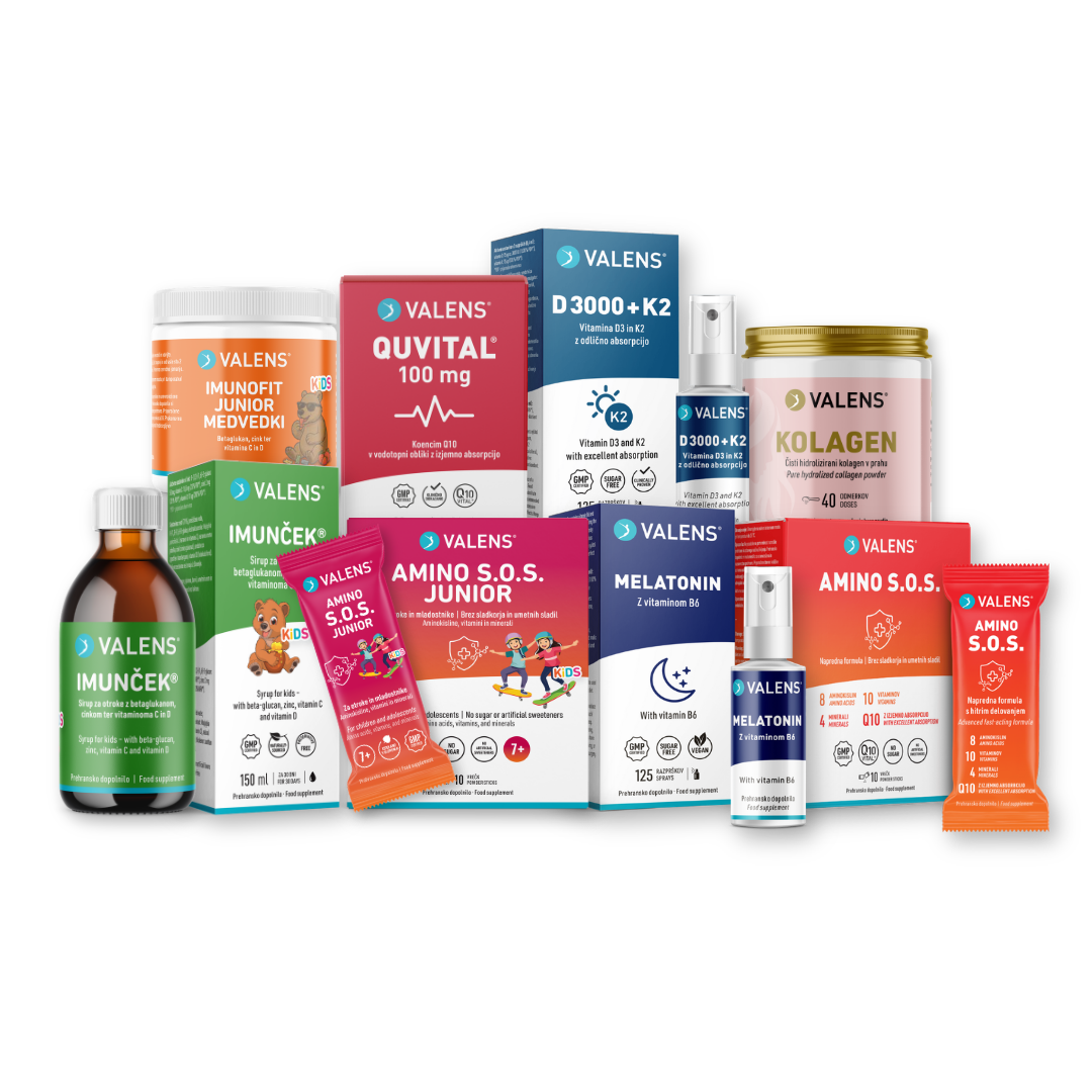 The Valens range of food supplements