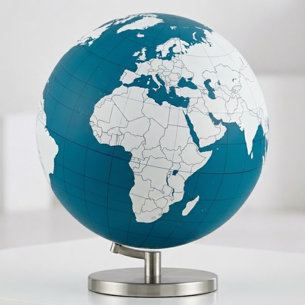 A globe showing the markets Valens products are sold in